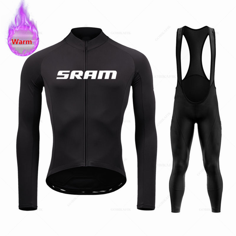 Cycling Community - Зимний теплый флисовый комплект Sram с
