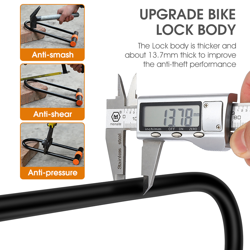 WEST BIKING из углеродистой ст – обзор и цена U Lock Heavy Duty
