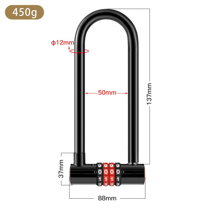 Удлиненный U-образный противоу – обзор и цена U Lock Heavy Duty