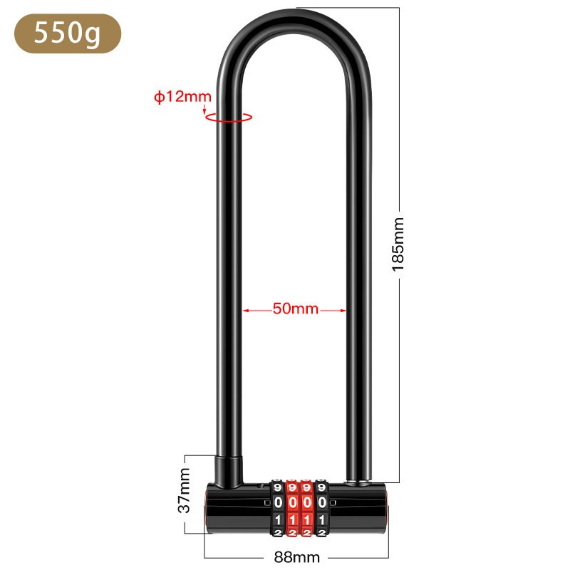 Удлиненный U-образный противоу – обзор и цена U Lock Heavy Duty